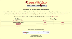 Desktop Screenshot of pianowomen.com